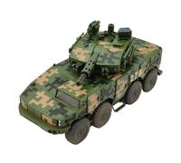 Collectible Race Car Model 1/72 For Militarized Combat 625 Air Defense System Multi-Wheeled Combat Vehicle Resin Model Bedroom Decoration