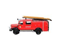 Collectible Race Car Model 1:72 For TLF Csepel D-350 Cloud Ladder Fire Truck Red Alloy Static Car Model Collection Toy Bedroom Decoration