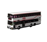 Collectible Race Car Model 1/76 For Double Decker Bus Mobil Route 102 Alloy Bus Model Pink Interior Non-Door Opening Bedroom Decoration