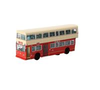 Collectible Race Car Model 1/76 For Double Decker Bus Shau Kei Wan Route 102 Alloy Car Model Red Decorations Ornament Bedroom Decoration
