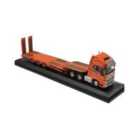 Collectible Race Car Model 1:76 For Volvo FH4 GXL Semi-low Bed Alloy Engineering Car Model For Collecting And Decorating Bedroom Decoration