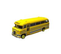 Collectible Race Car Model 1:87 For Bedford SB Bus - Yellow Model Die-Cast Metal Car Models Miniature Static Vehicle 1959 Bedroom Decoration