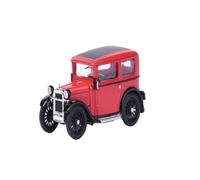 Collectible Race Car Model 1/87 For BMW Dixi 1929 Red Retro Resin Car Model Hand-made Classic Classic Car Ornaments Bedroom Decoration
