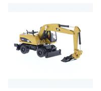 Collectible Race Car Model 1:87 For Cat M318D Wheel Excavator Alloy Forklift Model Engineering Vehicle Grab Toys Souvenir Bedroom Decoration