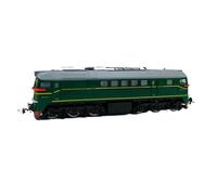 Collectible Race Car Model 1:87 For M62 Diesel Engine Train Model Track Power With Headlight Sand Table Train Metal Model Bedroom Decoration(Green)