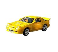 Collectible Race Car Model 1/87 For Mazda FC3s Movie Version Car Miniature Alloy Car Model Multi-color Fashion Vehicle Bedroom Decoration(Yellow)