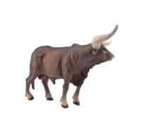 Collectible Realistic Cow Display Figure Textured Hide Surface, PVC Cow Model, Wipe Clean, for Farm Dioramas, Miniature Pasture, Collectors, Hobbyists, Style A