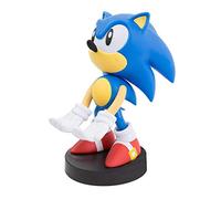 Collectible Sonic the Hedgehog Cable Guy Device Holder - works with PlayStation and Xbox controllers and all Smartphones - Classic Sonic - Not Machine Specific