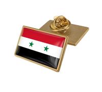 Collectible Syrian Republic Flags Pin Fine Iron Construction For Friend And Family Interested In History Wearable Flag