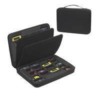 Collectible Toy Car Storage Case with 40 Compartments - Display Case for Hot Wheels & Matchbox Cars