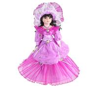 Collectible Victorian Doll Porcelain Ceramic Female Delicate Realistic Desk Display Centerpieces Shelf Decors