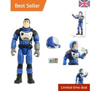 LIGHTYEAR Disney and Pixar Lightyear XL-14 Buzz Lightyear Figure, Authentic Action Figure 5 Inches tall with 12 Posable Joints, 4 Years & Up