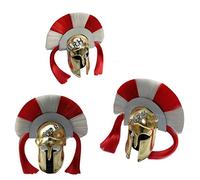 Collectibles Medieval Roman Spartan Corinthian Helmet With Red & White Plume