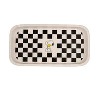 Collectibles Peanuts Snoopy Checkered Trinket Tray Jewelry Dish (Officially Licensed Product) by Franco