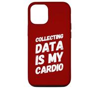 Collecting Data Cardio Funny Statistics Analyst Fitness Case for iPhone 12/12 Pro