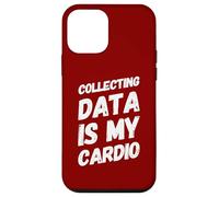 Collecting Data Cardio Funny Statistics Analyst Fitness Case for iPhone 12 mini
