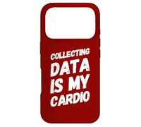 Collecting Data Cardio Funny Statistics Analyst Fitness Case for iPhone 17 Pro