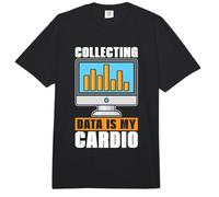 Collecting Data is My Cardio Programming Analyst Data Mining Comfort Colors Adult Heavyweight T-Shirt