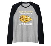 Collecting GOLD COLLECTOR CHASING DREAMS Gold Collector Raglan Baseball Tee