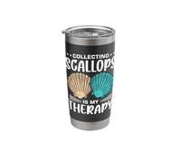 Collecting Scallops is My Therapy Enthusiast Stainless Steel Insulated Tumbler
