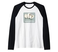 Collecting Seashells for a Touch of the Sea Costume Raglan Baseball Tee
