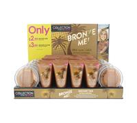 Collection 2000 Bronze Me! Instant Tan Wash Off 40 Piece Gift Set: 12 x Light/Medium Self-Tan 60ml - 15 x Medium/Dark Self-Tan 60ml - 12 x Bronzing