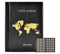 Collection Album - Pennies Pound Storage Organizer | Dollars Holder Book | Reusable Coin Display | Best for Eagles Bronze Gold Silver and Also Use as Storage Organizer for Medals