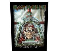 Collection Back Patch Aces High Eddie Band Logo new Official 36cm x 29cm in Black | Size: 36 cm x 29 cm Collection Black 36 cm x 29 cm