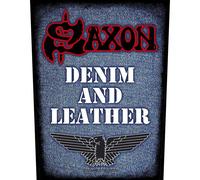 Collection Back Patch Denim & Leather new Official Black Collection Black