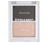 Collection Cosmetics Dynamic Duo Eyeshadow, Eye Makeup, Cream-to-Shadow Formula, 2.8g, Midnight Glow