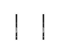 Collection Cosmetics Fast Stroke Felt Tip Eyeliner with Fine Tip, Long Lasting 24h, Quick Drying Formula, 4ml, Black (Pack of 2)