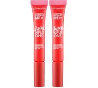 Collection Cosmetics Gloss Me Up Juicy Infusion Pink Lip Gloss, With Added Pomegranate Seed Oil, For Dry Lips, Watermelon Scented, 9ml (Pack of 2)