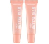 Collection Cosmetics Glossy Butter Balm, Ultra-hydrating & Nourishing, Packed with Peptides, Lightweight & Non-sticky, 8ml, Pink Frosting (Pack of 2)