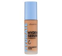 Collection Cosmetics Hydra Serum Foundation, Breathable Formula for Glowy Skin, 30ml, Medium Caramel