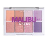 Collection Cosmetics Intensely Pigmented Colour Eye Shadow Palette with 8 Stunning Shades, Matte and Metallic, Malibu Waves