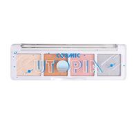 Collection Cosmetics Intensely Pigmented Mini Eye Shadow Palette; 4 Shades, Cool Neutrals; Shimmering Metallics; Crease-Free Formula; Cosmic Utopia