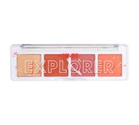 Collection Cosmetics Intensely Pigmented Mini Eye Shadow Palette; 4 Shades, Soft Pinks; Orange, Crease-Free Formula, Mars Explorer