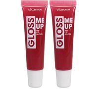 Collection Cosmetics Lasting High-Shine, Non-Sticky, Gloss Me Up Scented Lip Gloss, Dragon Fruit, 10ml (Pack of 2)