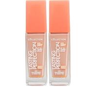 Collection Cosmetics Lasting Perfection Matte Foundation, Full Coverage, Anti-Ageing Effect, 9C Vanilla Cool 27ml (Pack of 2)