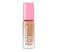 Collection Cosmetics Lasting Perfection Satin Foundation, Full Coverage, with Hyaluronic Acid, 12W Toffee Warm 27ml