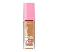Collection Cosmetics Lasting Perfection Satin Foundation, Full Coverage, Anti-Ageing Effect, 24 Hour Wear, Contains Hyaluronic Acid, 27ml, Caramel Warm