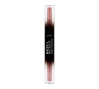 Collection Cosmetics Matte and Metallic Liquid Duo Eyeshadow, Highly Pigmented Soft Matte and Glitter Shades, Pink Skies and One Way Ticket