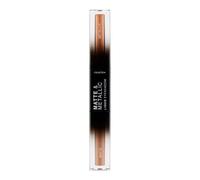 Collection Cosmetics Matte and Metallic Liquid Duo Eyeshadow, Highly Pigmented Soft Matte and Glitter Shades, Roof Taupe Bar and Skyline