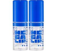 Collection Cosmetics Mega Lip Oil, Moisturising High Shine Lip Oil, Non-Sticky, Fat Applicator, Infused with Squalene and Cloudberry Oils, 5ml, Shade Crystal Clear (Pack of 2)