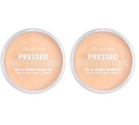 Collection Cosmetics Pressed Powder, Velvety Matte Finish, 17g, Candlelight (Pack of 2)