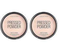 Collection Cosmetics Pressed Powder, Velvety Matte Finish, 17g, Ivory (Pack of 2)