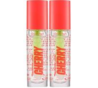 Collection Cosmetics Tri-Peptide Gloss, Clear Finish, Lip Gloss, Hydrating Formula, 6.5ml, Cherry (Pack of 2)