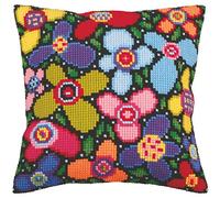 Collection d'Art 40 x 40 cm Magical Cross Stitch Cushion Kit