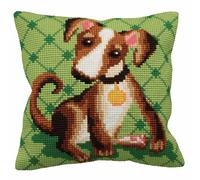 Collection d'Art Cross Stitch Cushion: Bernie