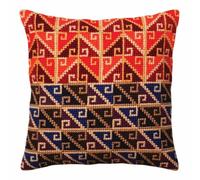 Collection D'Art Cross Stitch Cushion, Cotton, Multicoloured, 40x40cm